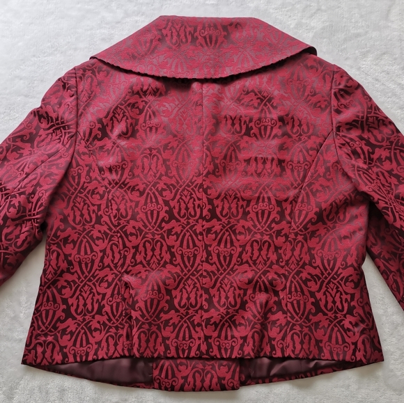 Vintage Axcess Raspberry Velvet Jacket - Picture 4 of 7